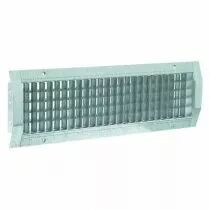 Aldes - Grille sur conduit simple d&eacute;flexion de soufflage en acier GD 102 - 325x75 mm (11050108)