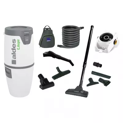 Aldes - Kit centrale C.Axpir� Comfort+ berceau mural de fixation + cleaning set (11071149)