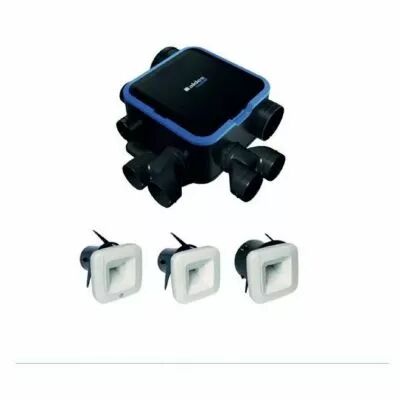 Aldes - Kit VMC simple flux EasyHOME HYGRO COMPACT Premium Haute Pression HP+ BDH (11033426)