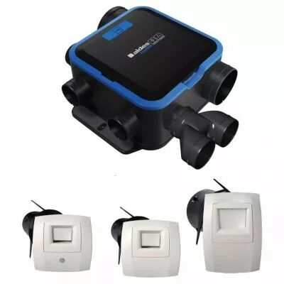 Aldes - Kit VMC simple flux EasyHOME HYGRO COMPACT Premium Moyenne Pression MP (11033506)