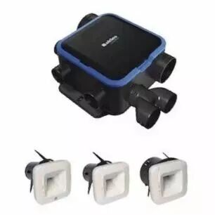 Aldes - Kit VMC simple flux EasyHOME HYGRO COMPACT Premium Moyenne Pression MP BDH (11033205)