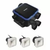 Aldes - Kit VMC simple flux EasyHOME HYGRO COMPACT Premium Moyenne Pression MP BDH (11033205)