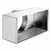 Aldes - Pl&eacute;num en acier pour grille avec piquage sur l\'arri&egrave;re MT F3 600x150 D160 (11053644)