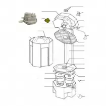 Aldes - Pressostat de d&eacute;marrage pour centrales d\'aspiration Axpir (11070153)