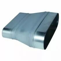 Aldes - R&eacute;duction concentrique oblongue galvanis&eacute; RCO - L 425 x H 130mm / l 450 x h100mm (11066341)