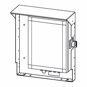 Aldes - Support terrasse pour les coffrets de relayage AXONE = 560 mm T2 (11021266)