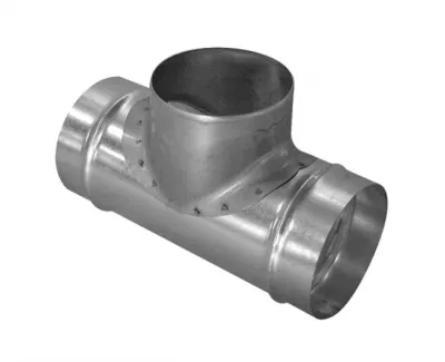 Aldes - T� Equerre aluminium : TE 90� - Diam�tre 400/355 (11095143)