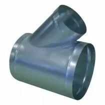 Aldes - T&eacute; Oblique Galvanis&eacute; : TO 45&deg; - Diam&egrave;tre 125/80 mm (11093209)