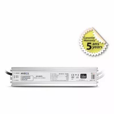 alim 12v dc lumineux 150w ip67 5ans (100473)