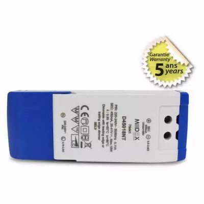 alim 20-41v dim dc 18w 450ma ip20 5ans (75441)