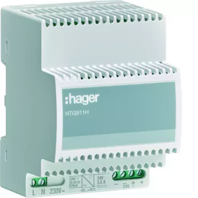 Alim 230VAC/24VDC 2,5A 70�C (HTG911H)