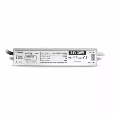 alim 24v dc lumineux 30w ip67 5ans (100466)