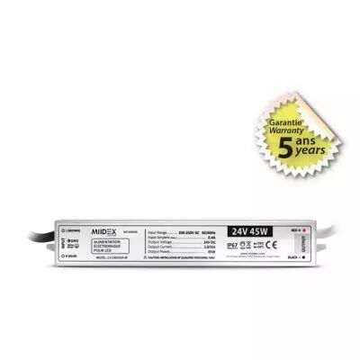 alim 24v dc lumineux 45w ip67 5ans (100468)