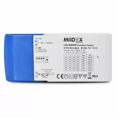 alim dim 0-10v 25w 200-700ma ip20 5ans (75430)