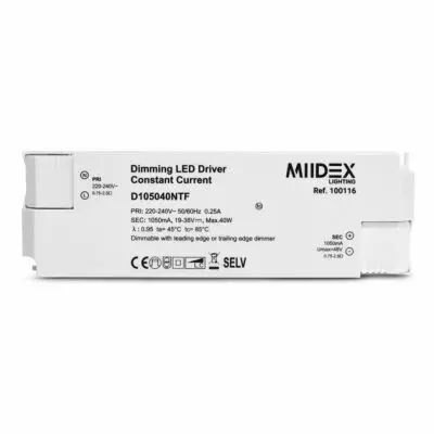 alim led 19-38v dim coupure de phase 40w 1050ma ip20 (100116)