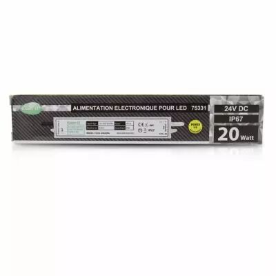 alim led 24v dc lumineux 20w ip67 (75331)