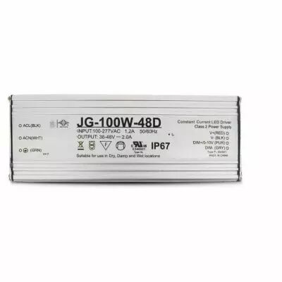 alim led vision-el 36-48vdc 100 w 2000 ma ip67 dim 0.10v (s9023)