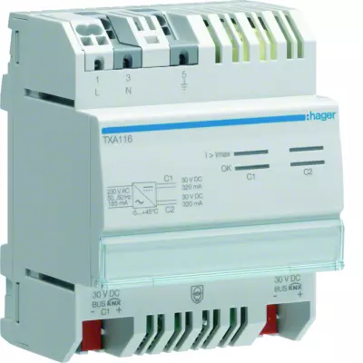 Alimentation Bus 2x30V TBTS 320mA (TXA116)