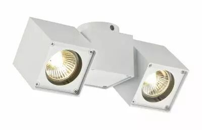 ALTRA DICE, applique et plafonnier int�rieur, double, blanc, GU10/QPAR51, 2x 50W max (151531)