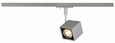 ALTRA DICE TRACK, spot pour rail 1 allumage, int�rieur, gris argent/noir, GU10/QPAR51, 50W max (143354)