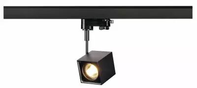 ALTRA DICE TRACK, spot pour rail 3 allumages, int�rieur, noir, GU10/QPAR51, 50W max (152320)