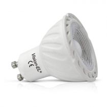 amp vision-el led 5 watt gu10 cob 3000° dimmable blanc 80° boi (78411)