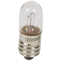 Ampoule culot E10 - 12 V - 0,10 A - 1,2 W (060926)
