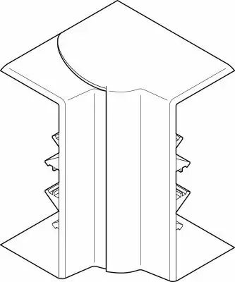 Angle int�rieur Blanc Artic pour Logix 190x50 (48018)