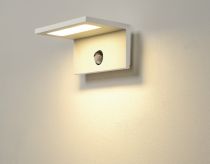 ANGOLUX SENSOR, applique extérieure, blanc, LED, 9,8W, 3000K, IP44, détecteur de mouvements (1001970)