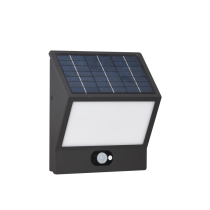 Applique EGNA SOLAR Noir 3W 120° 4000K Sen  250lm (3592)