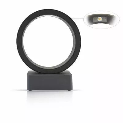 applique mural led 16 watt 230v 3000k anthracite ip65 (70411)