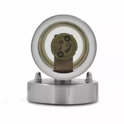 applique mural led 230 v 2 x gu10 ip54 inox cylindrique inox 304 (700352)