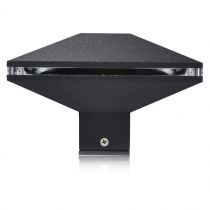 applique mural led 3w 230v 3000k carre anthracite ip54 pyramidal (7014)