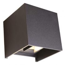 applique mural x37 led 7 watt 230v 4000k noir ip54 (70375)