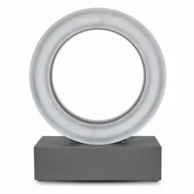 applique murale led 12 w rond 4000k gris anthracite ip54 (67751)