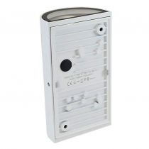 applique murale led 2x5w cylindrique 4000k blanc ip54 (67796)