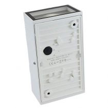 applique murale led 2x5w rectangulaire 3000k blanc ip54 (67799)
