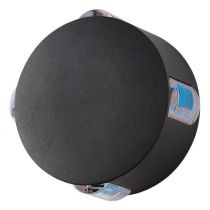 applique murale led 6w rond 4 diffuseurs bleu ip54 gris anthracite (67803)