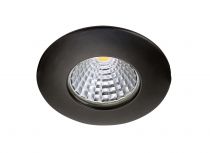 AQUAPRO - Encastré IP20/65 Vol.2, fixe, noir, LED intég. 8W 3000K 760lm (50796)