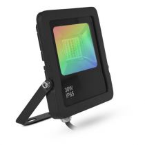 archeo slim rgb ii project 30w noir ip65 + telecommande hf (100185)