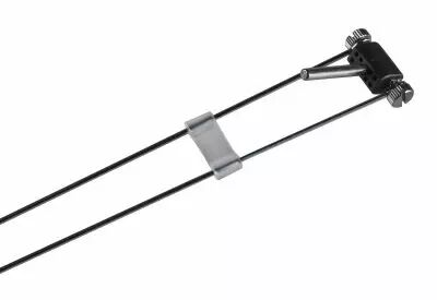 ASMARA, spot pour c�ble tendu T.B.T. TENSEO, int�rieur, chrome, GX5.3/QR-C51, 35W max (139072)
