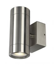 ASTINA INOX, applique extérieure, inox, GU10/QPAR51, 2x 35W max, IP44, inox 304 (233302)