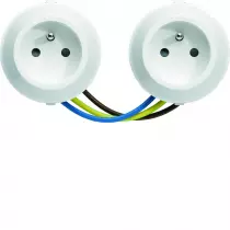 ateha 2 PC 2P+T H. câblée ass (WJA122B)