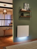 Atlantic - Radiateur connecté Divali pilotage intelligent horizontal 1500W blanc carat (507613)