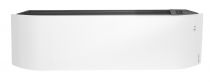Atlantic - Radiateur connecté Divali pilotage intelligent plinthe 1500W blanc carat (507622)