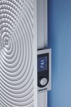 Atlantic - Radiateur connecté Irisium Serenity vertical 1000W blanc carat  (604213)