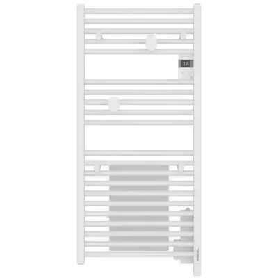 Atlantic - Radiateur s�che-serviettes connect� Doris digital 1000W blanc brillant (850268)