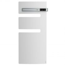 Atlantic - Radiateur sèche-serviettes connecté Serenis mât gauche 1500W Blanc Carat (850492)