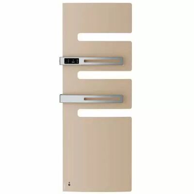 Atlantic - Radiateur s�che-serviettes connect� Serenis Premium m�t droite 1750W Beige (850474)