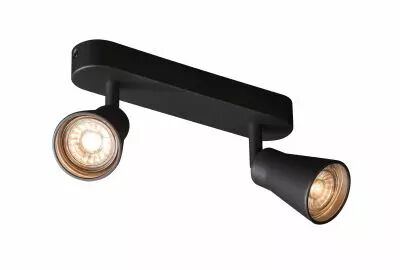 AVO, applique et plafonnier int�rieur, double, noir, GU10/QPAR51, 2x 50W max (1000889)